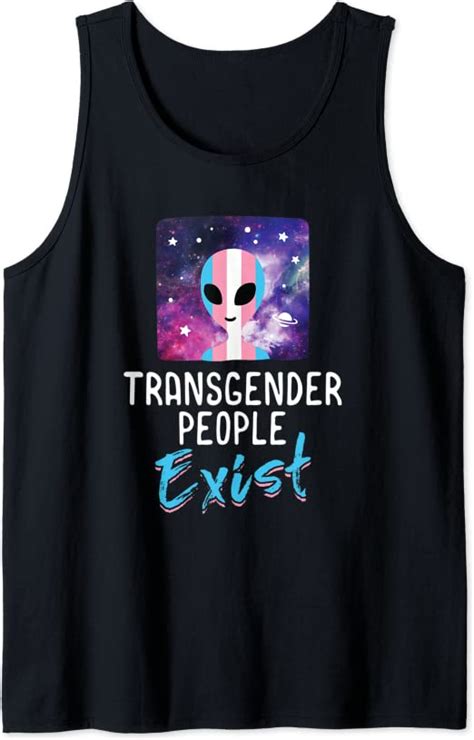 Transgender People Exist Trans Pride Lgbt Lgbtq Support Tank Top