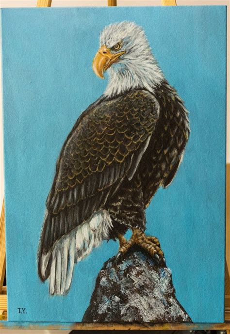 Bald Eagle Painting By Yurii Ivanenko Saatchi Art