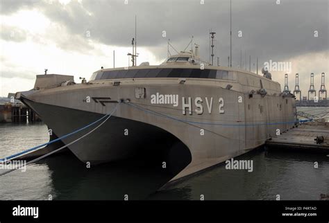 The U S Navy High Speed Vessel Hsv 2 Swift Hi Res Stock Photography And