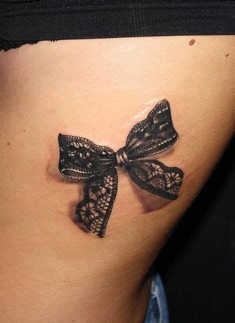 The 25 Best Lace Bow Tattoos Ideas On Pinterest Bow Tattoo Thigh