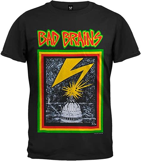 Bad Brains Mens Capitol T Shirt Uk Clothing