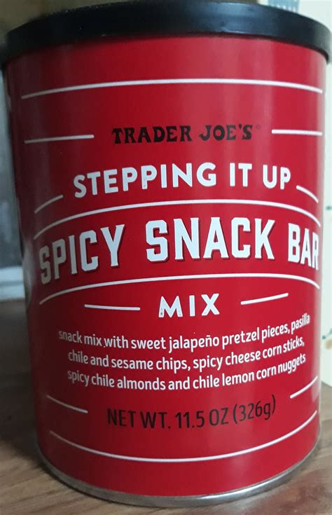 What S Good At Trader Joe S Trader Joe S Stepping It Up Spicy Snack Bar Mix