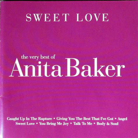 Anita Baker Sweet Love The Very Best Of Anita Baker 2002 Cd Discogs