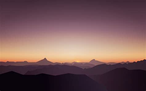Calm Sunset Mountains Wallpaper Hd Nature 4k Wallpapers