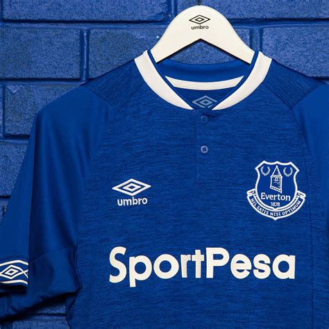 Meanwhile, the away kit also features a pattern within the shirt material. Everton 18-19 Home Kit Revealed - Footy Headlines