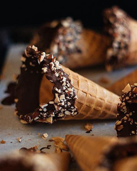 Chocolate Instagram Feed Feedfeed Dipped Ice Cream Cones Dips Ice Cream Chocolate Dip Recipe