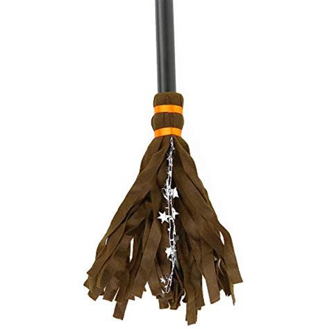 Skeleteen Witch Broomstick Costume Accessories Realistic Wizard