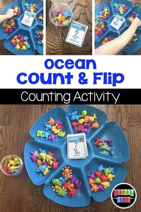 Doing alphabet activities for one letter each week reinforces knowledge and . Ocean Depend Flip Counting Exercise | Ocean animals preschool, Ocean ...