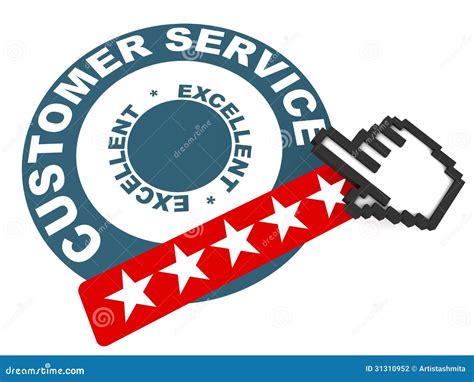 Excellent Customer Service Stock Illustration Illustration Of Stamp
