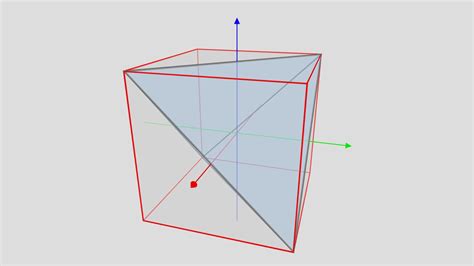 Tetrahedron In Cube 3d Model By Krzlewinski 99ae361 Sketchfab