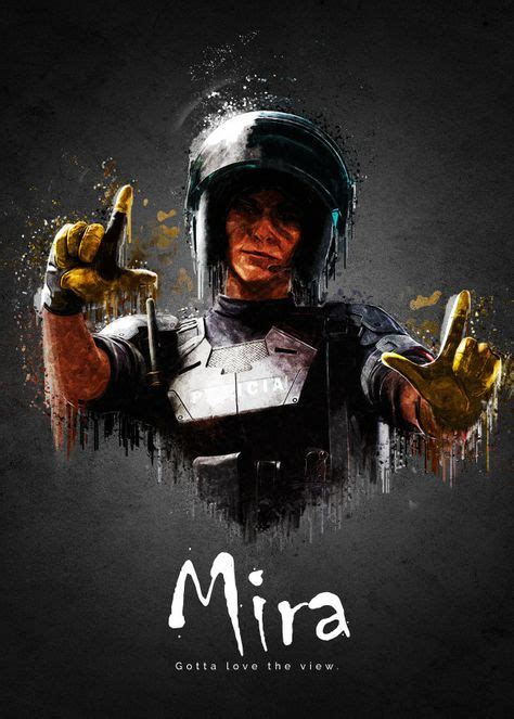 Operator Mira From Rainbow Six By Traxim Design Metal Posters