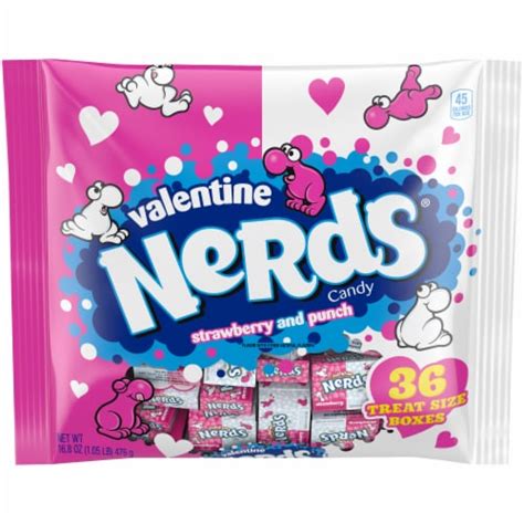 Nerds Strawberry And Punch Valentines Candy 36 Count 168 Oz Kroger