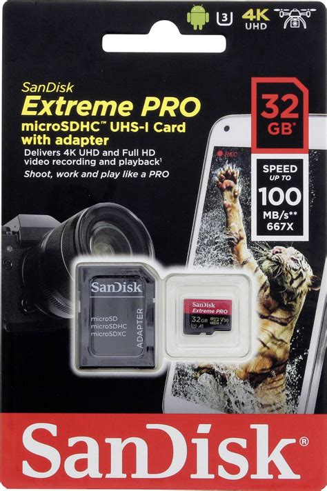 Uhs speed class 3 (u3) and class 10 to record 4k video, full hd video (1080p) and other various video modes supported by gopro cameras. SanDisk Extreme® Pro microSDHC card 32 GB Class 10, UHS-I ...