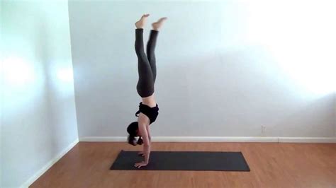 Home Yoga Practice Handstand Tutorial Youtube