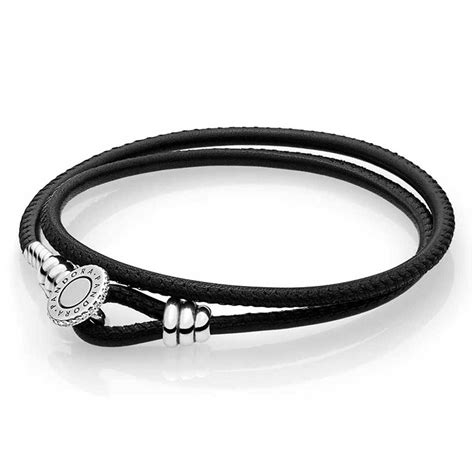 New Pandora Charms And Jewelry Leather Bracelet