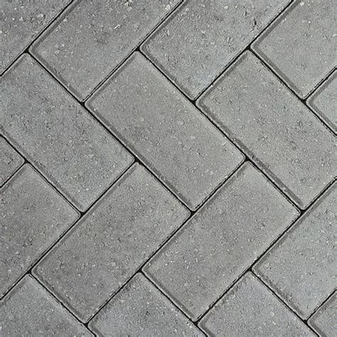 Rectangular Gray Grey Brick Paver Block For Pavement Thickness 60 Mm