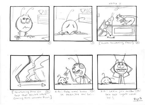 Adityacreates Storyboard For 2d Animated Funny Series