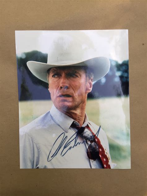 Sold Price Clint Eastwood Autographed Photo Signed X June Am Edt