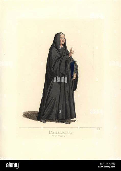 Benedictine Monk Illustration Hi Res Stock Photography And Images Alamy