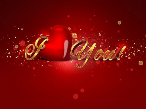 Premium Photo Words I Love You On Red Background