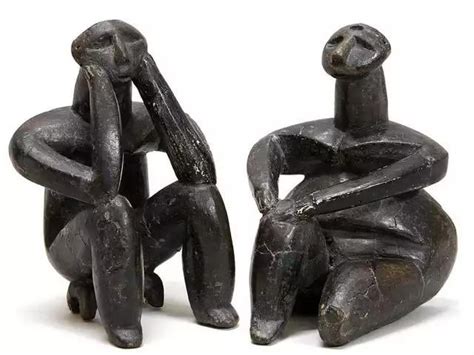 The Thinker And The Sitting Woman Of Cernavoda From The Neolithic