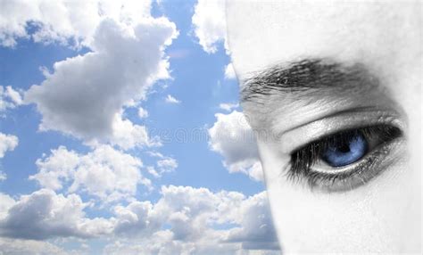 Eye In The Sky Stock Image Image Of Look Meditation 1227341