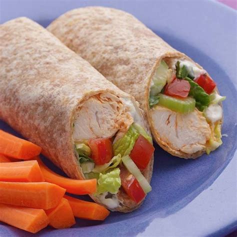 Read on to find some of the best recipes with low cholesterol for each of your favorite foods. Buffalo Chicken Wrap | Recipe | Low cholesterol recipes ...
