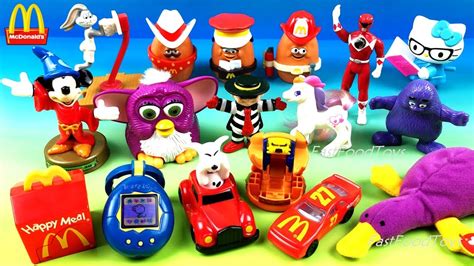 Fast Food Mcdonalds Retro Th Anniversary Surprise Happy Meal Toys Complete Set Toys