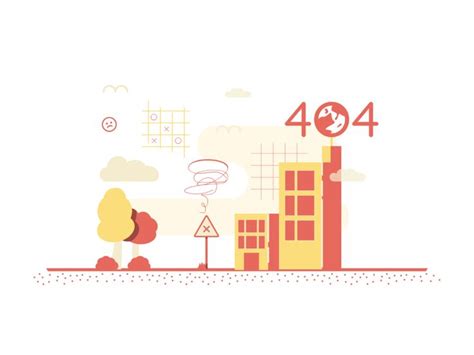 404 Page Vector Illustration By Mica Andreea On Dribbble In 2021