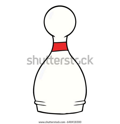 Cartoon Bowling Pin Stock Vector Royalty Free 648418300 Shutterstock