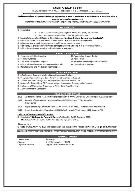 As said earlier, the hiring manager doesn't have time to read each resume resume format and font styles: How to Create an Impressive Resume?
