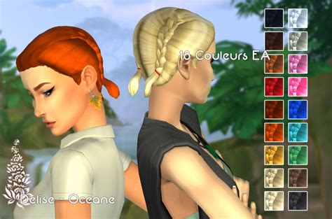 Presentation Die Sims Sims 4 Characters Bris Ts4 Cc New Hair