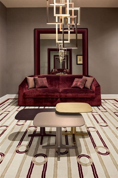 Red Velvet Touch Reading Room Oasis Rooms Luxury Interior Design