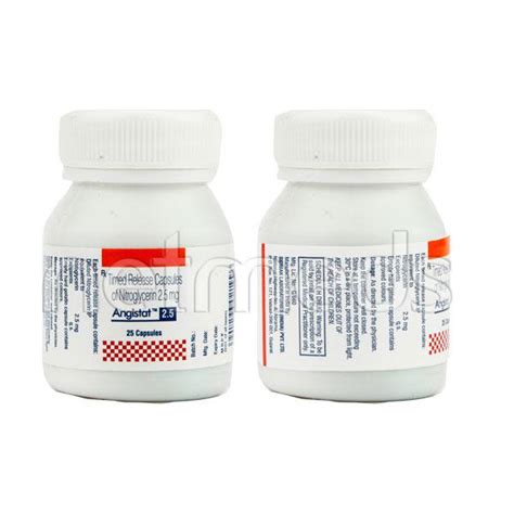But 0.5 to 20 micrograms/kg/min (maximum 60. Angistat 2.5mg Capsule 25'S - Buy Medicines online at Best ...