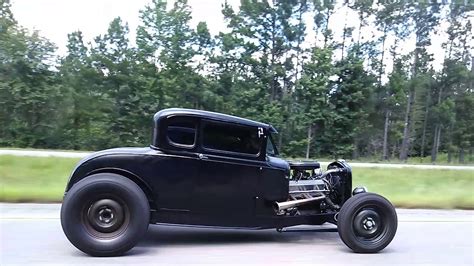 1931 Ford Model A Coupe Chopped Channeled Hot Rod Rat Rod 32 Frame