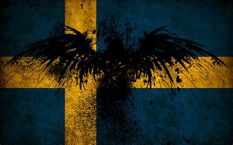 48 Swedish Flag Wallpaper
