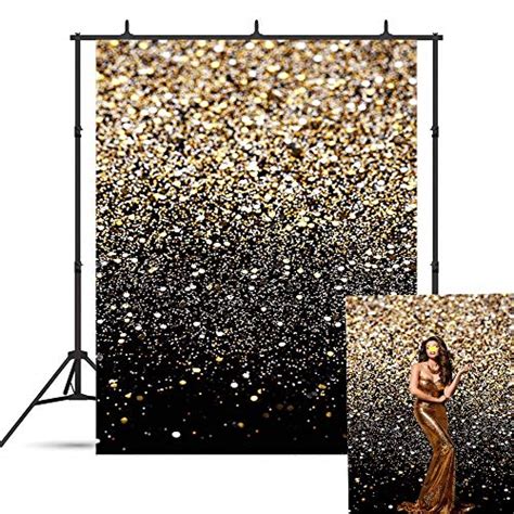Buy Tj Golden Glitter Sequin Spot Bokeh And Black Photography
