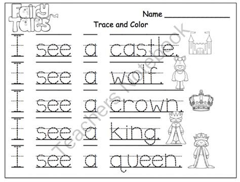 My goal is to make it simple printable packs that can provide a week long of Fairy Tales Printable ~ Preschool Printables