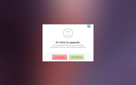 time to upgrade | Web inspiration, Upgrade, Modal window