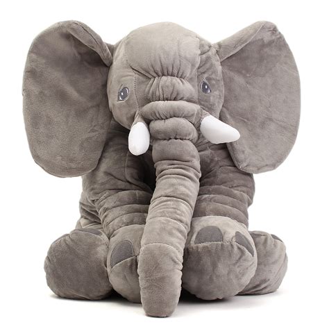 235 60cm Cute Jumbo Elephant Plush Doll Stuffed Animal Soft Kids Toy