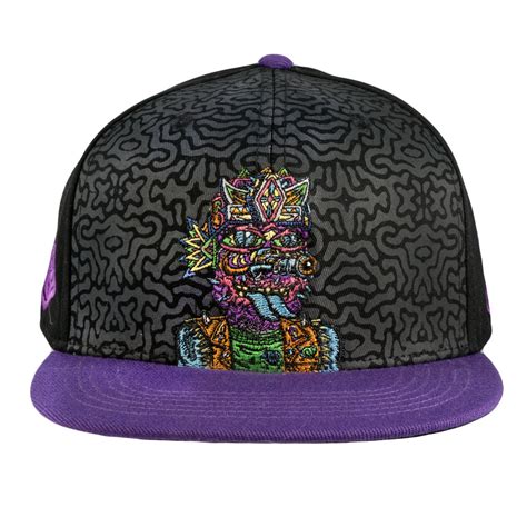 Chris Dyer Galaktic Gang Purple Fitted Hat Grassroots California