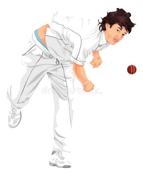 Joueur De Cricket Illustration Illustration Stock Illustration Du