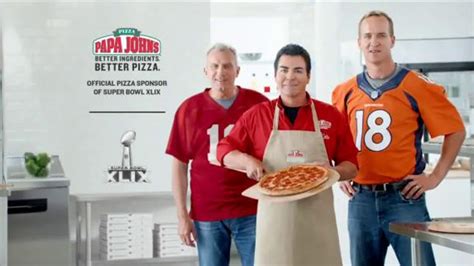 Papa Johns Tv Spot Go Two For Pizzas Featuring Peyton Manning