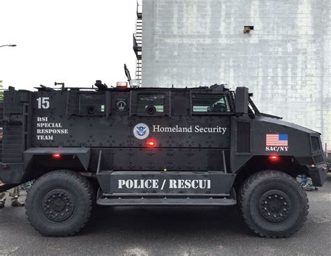 Homeland Security Investigations Special Response Team Mrap Nyc 2048