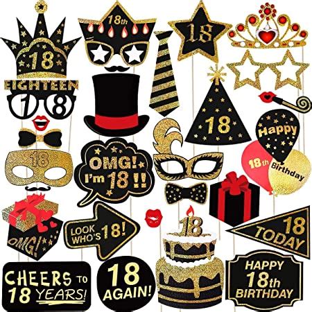 Amazon Com Adult Chic Th Birthday Photo Booth Props Pcs For Her