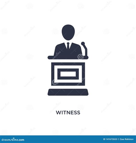 Expert Witness Line Icons Signs Vector Set Outline Illustration