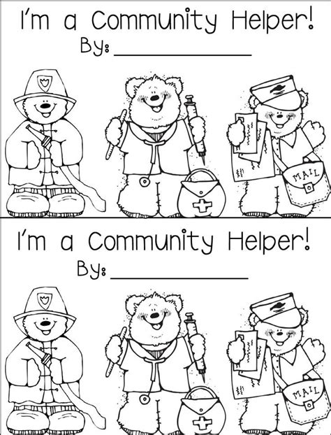 Community helpers and all around town preschool and kindergarten activities, games, and crafts. Pictures Of Community Helpers - Coloring Home