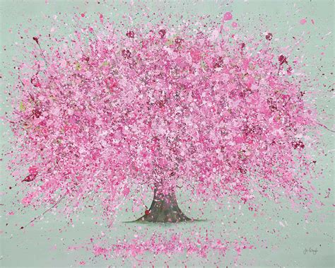 Jo Gough Blossoming Love Canvas Print The Art Group