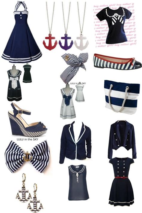 Pretty Sailor By Danielle 101 Liked On Polyvore Sailor Fashion