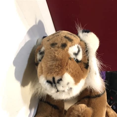 Plush Tiger Stuffed Animal Toy Etsy
